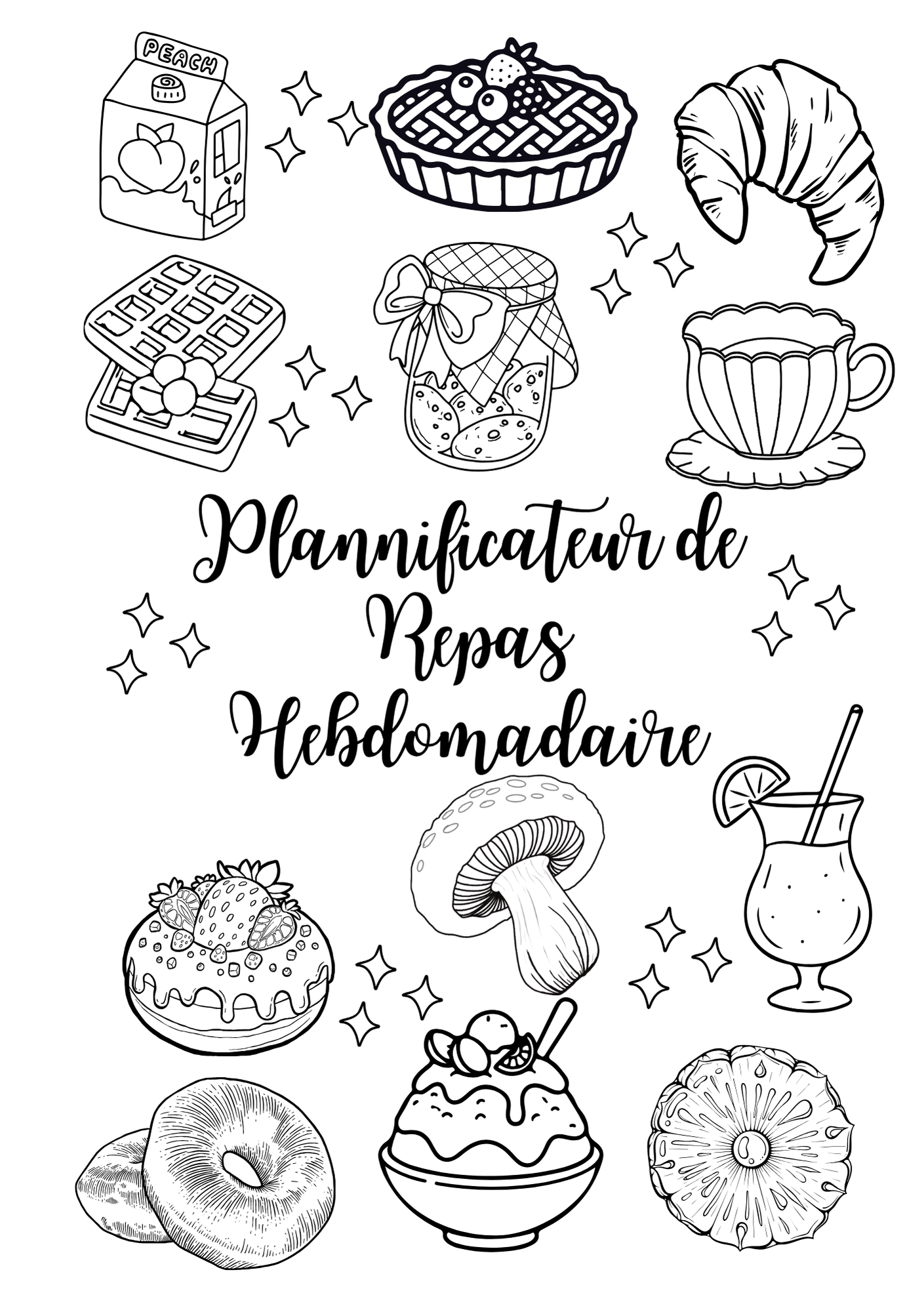 Couverture Planificateur de repas