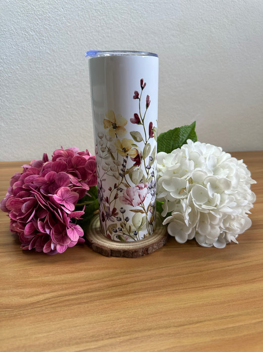 Tumbler 20oz wildflowers