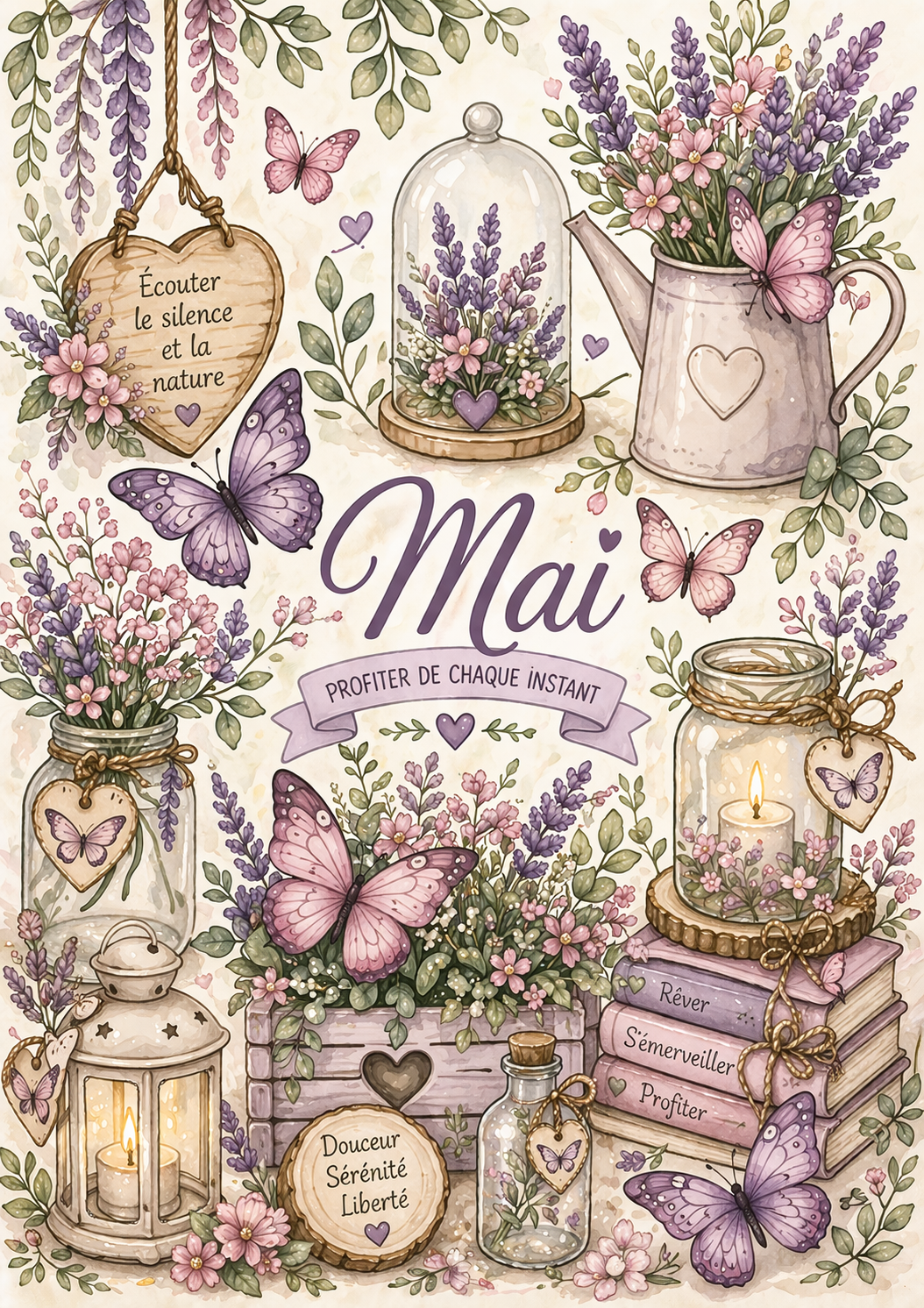 Dashboard Mai - Thème Papillon