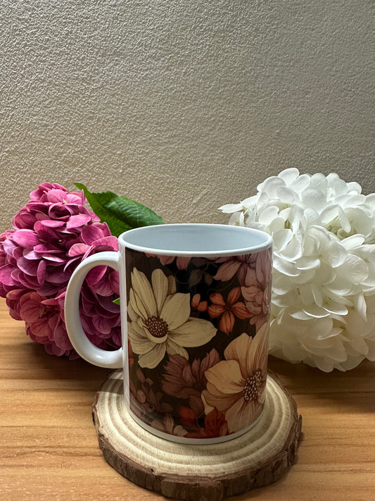 Mug 11oz DarkFlowers