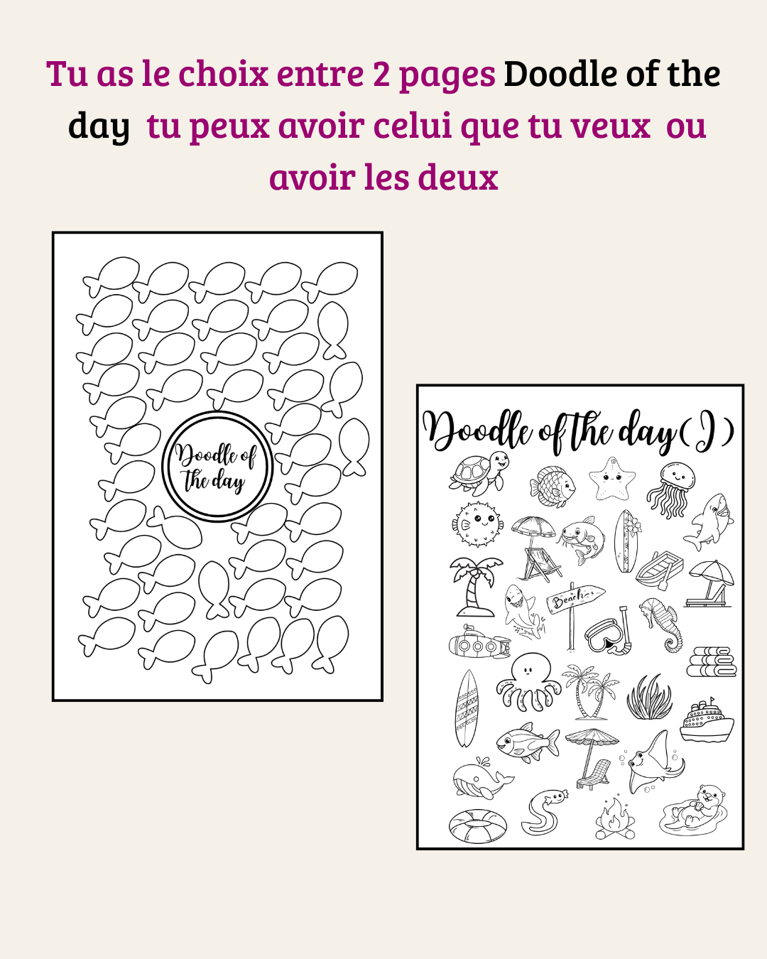 Collection Juillet - Poisson Tropicaux