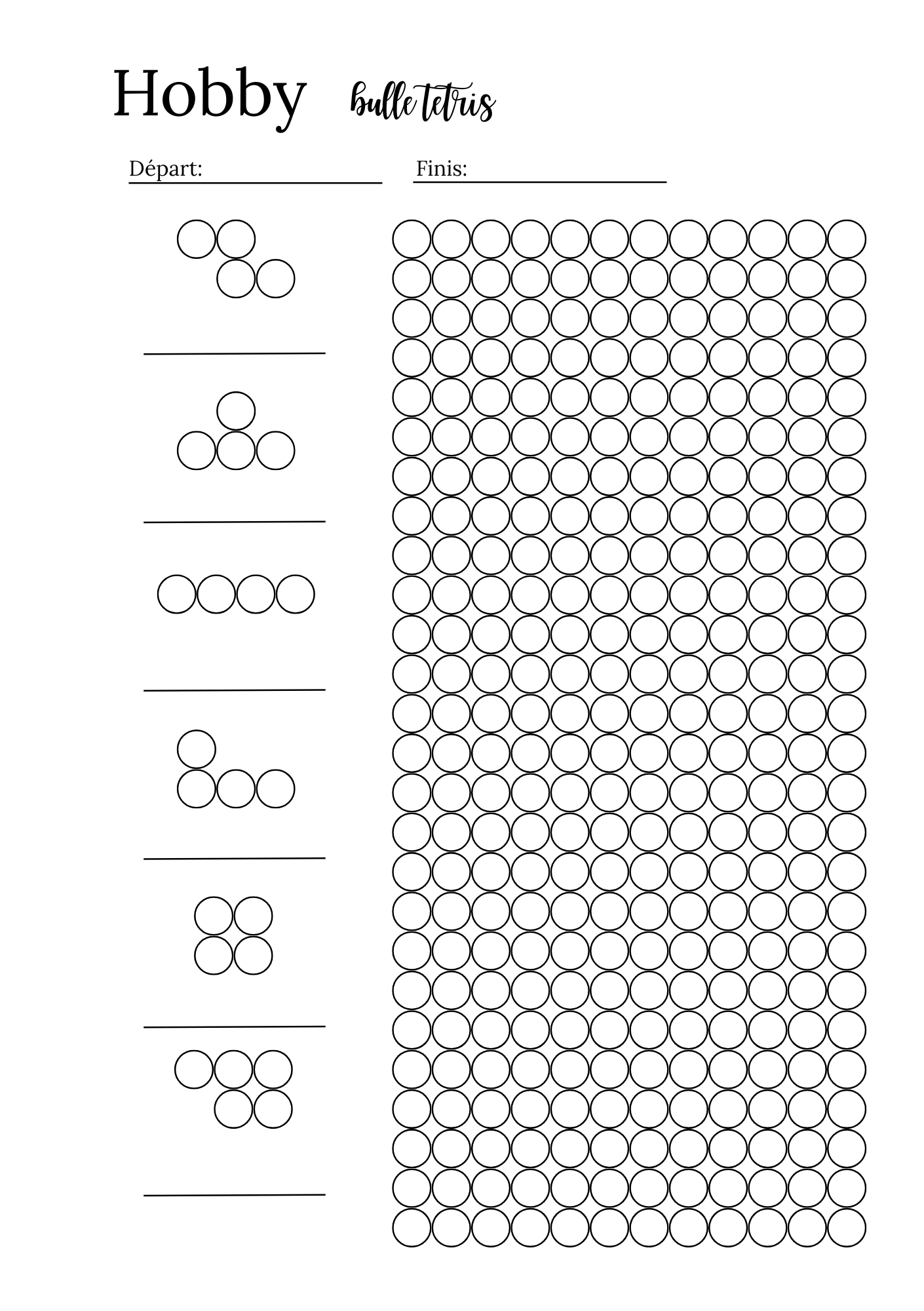 Bubble Tetris