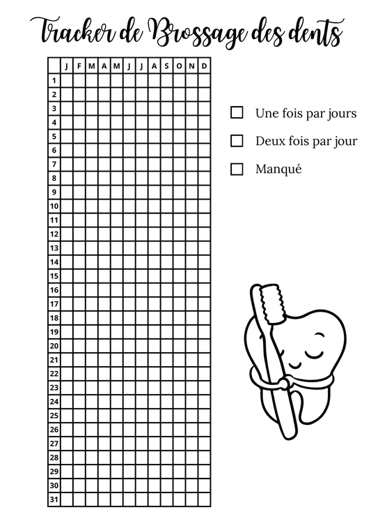 Trackers de Brossage des dents - Annuel
