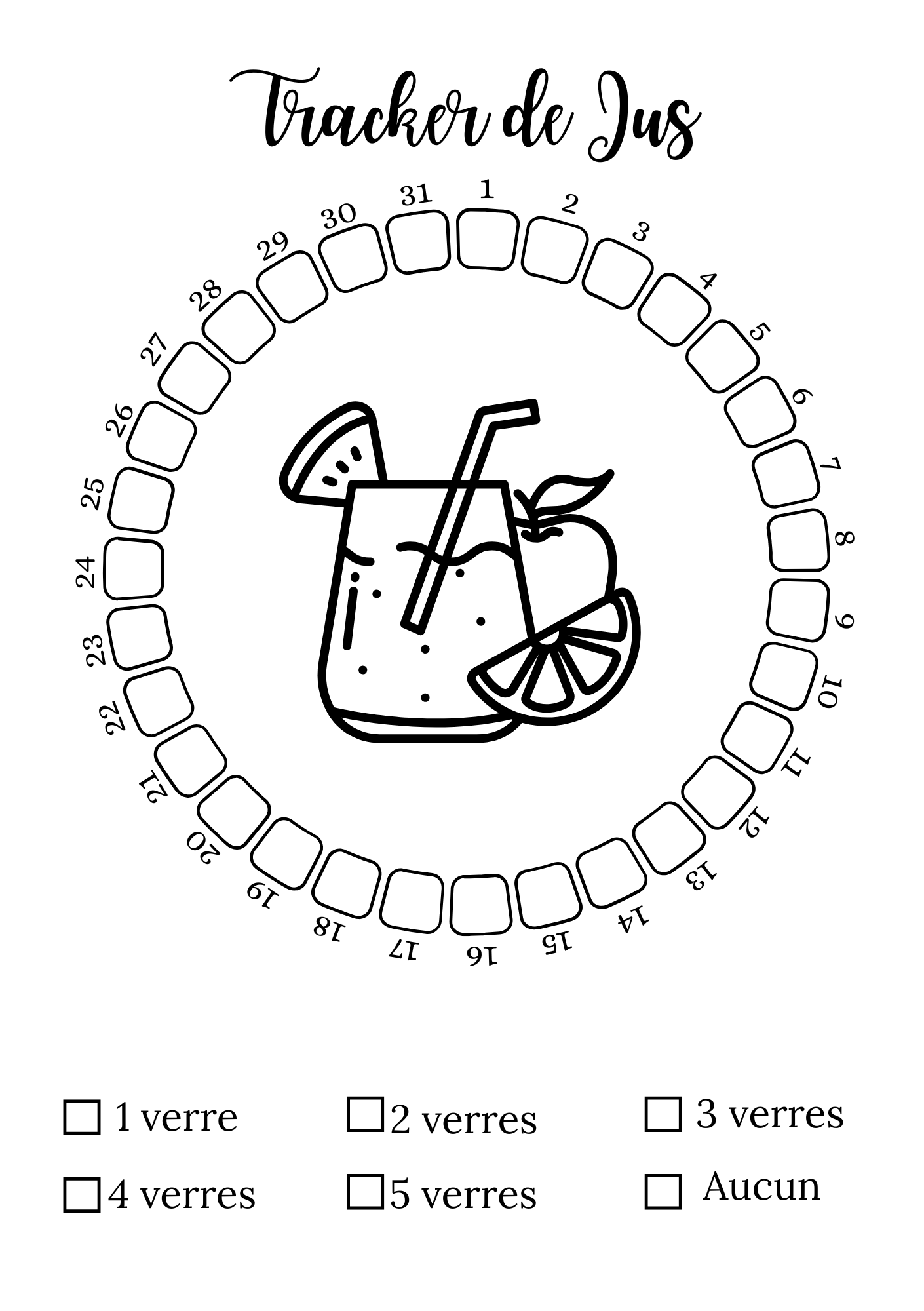 Trackers de Jus  - Mensuel