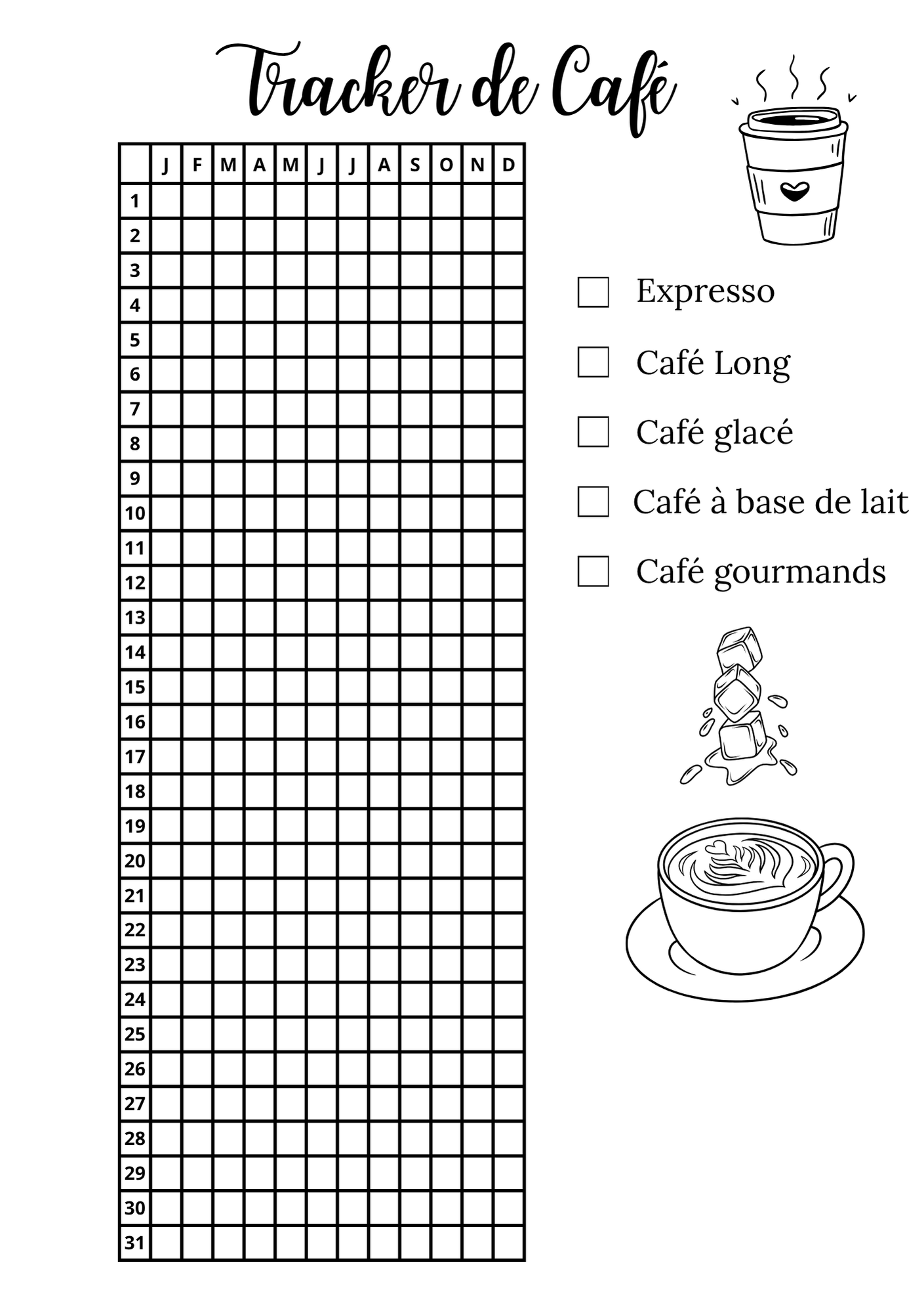 Trackers de Café  - Annuel