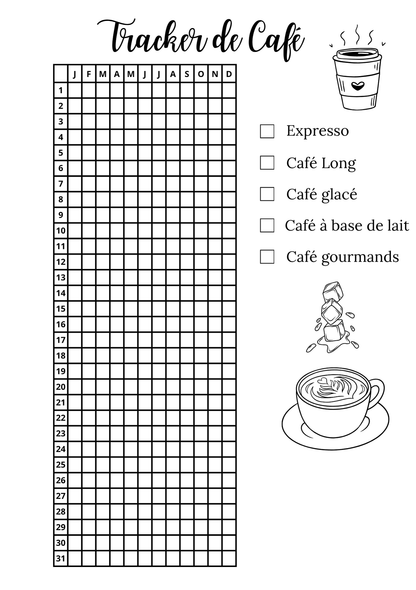 Trackers de Café  - Annuel