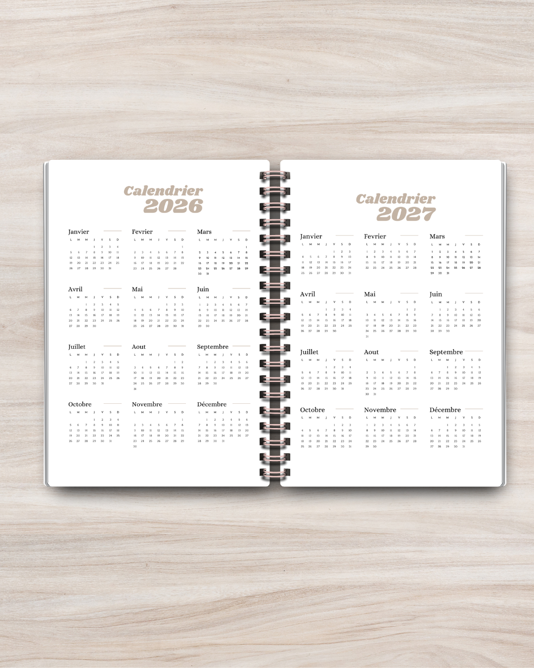 Planner Quotidien 2026- Linéa