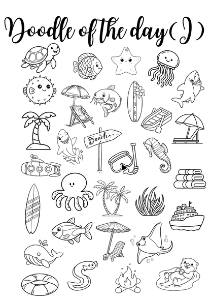 Collection Juillet - Vacances à la plage