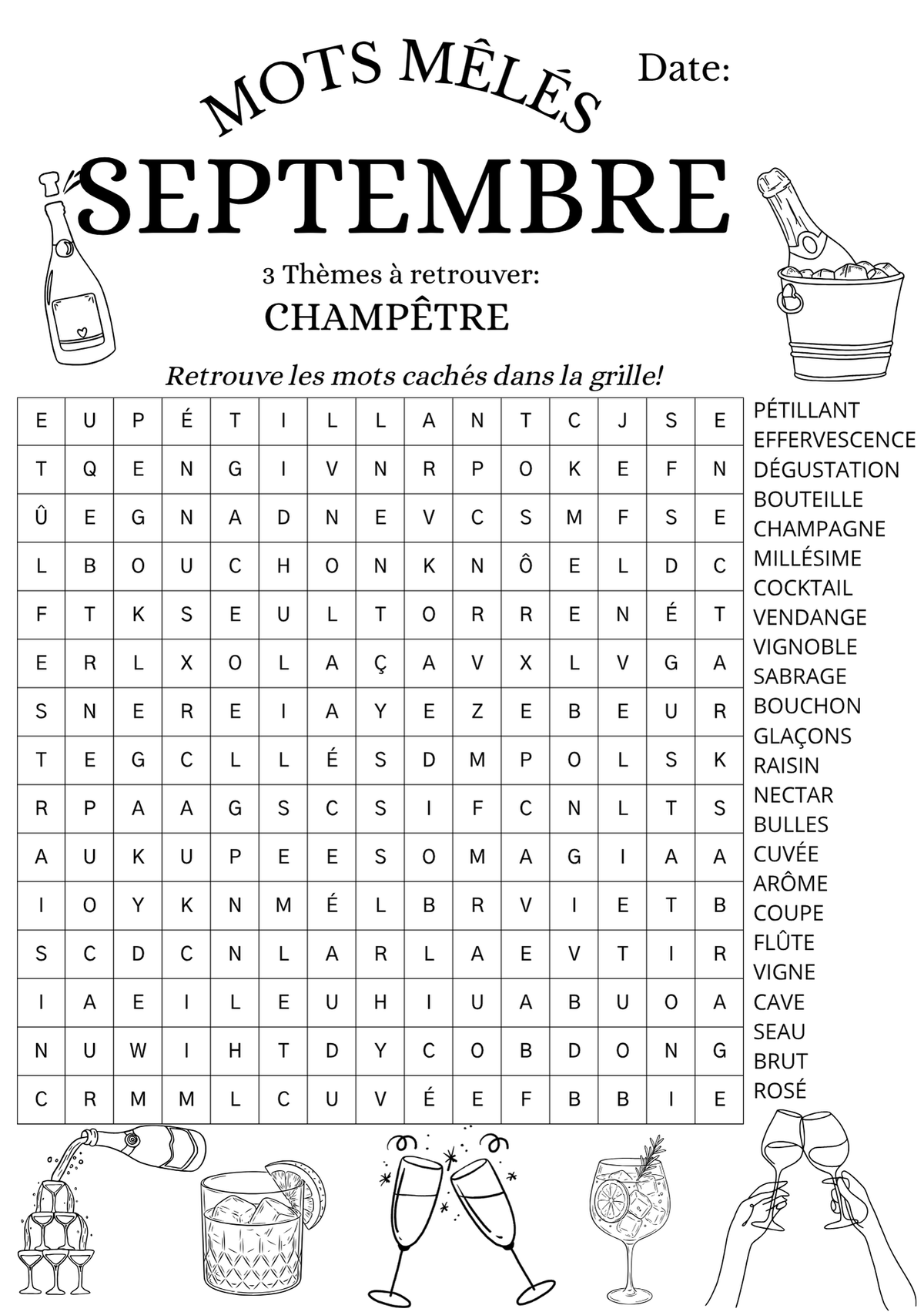 Mots Mêlés - Champêtre