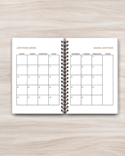 Planner Hebdomadaire 2026- Butineuse