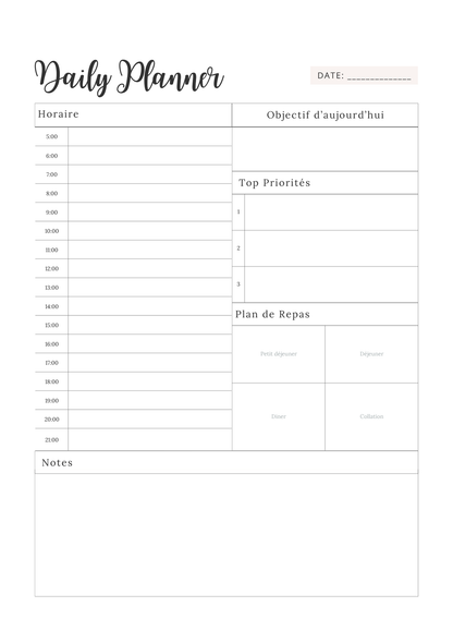 Pack Routine – Organise ton quotidien simplement
