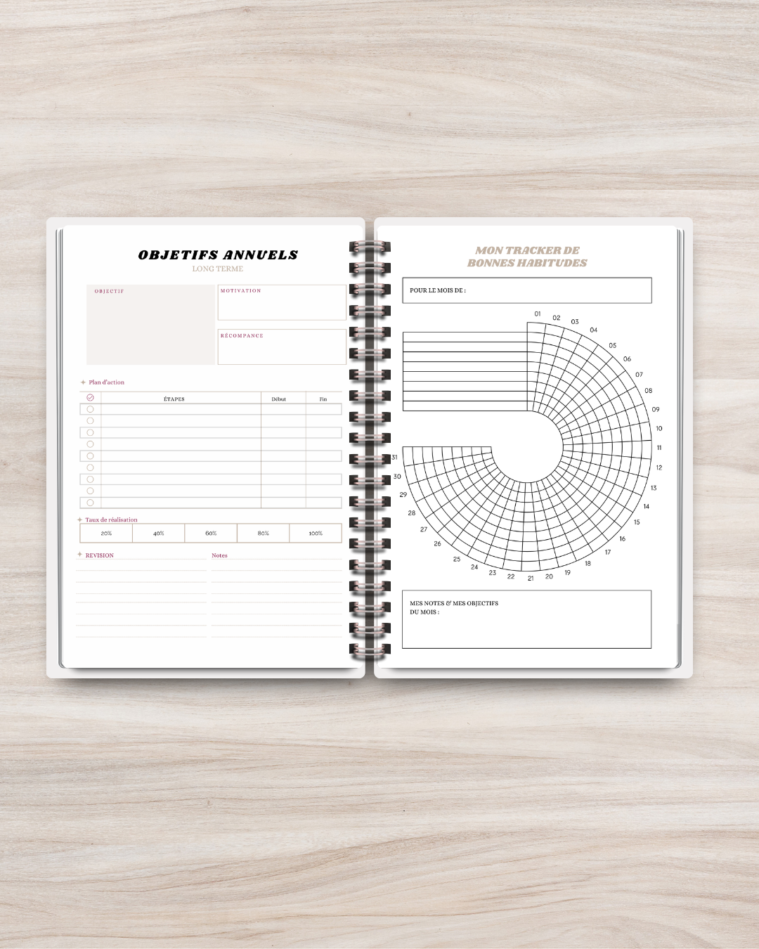 Planner Hebdomadaire 2026- Butineuse