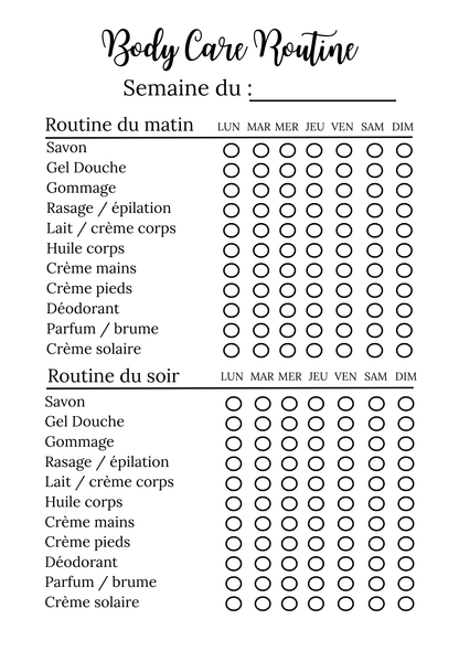 Pack routine beauté