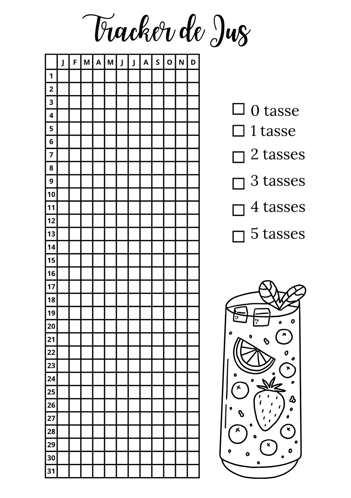 Trackers de Jus  - Annuel