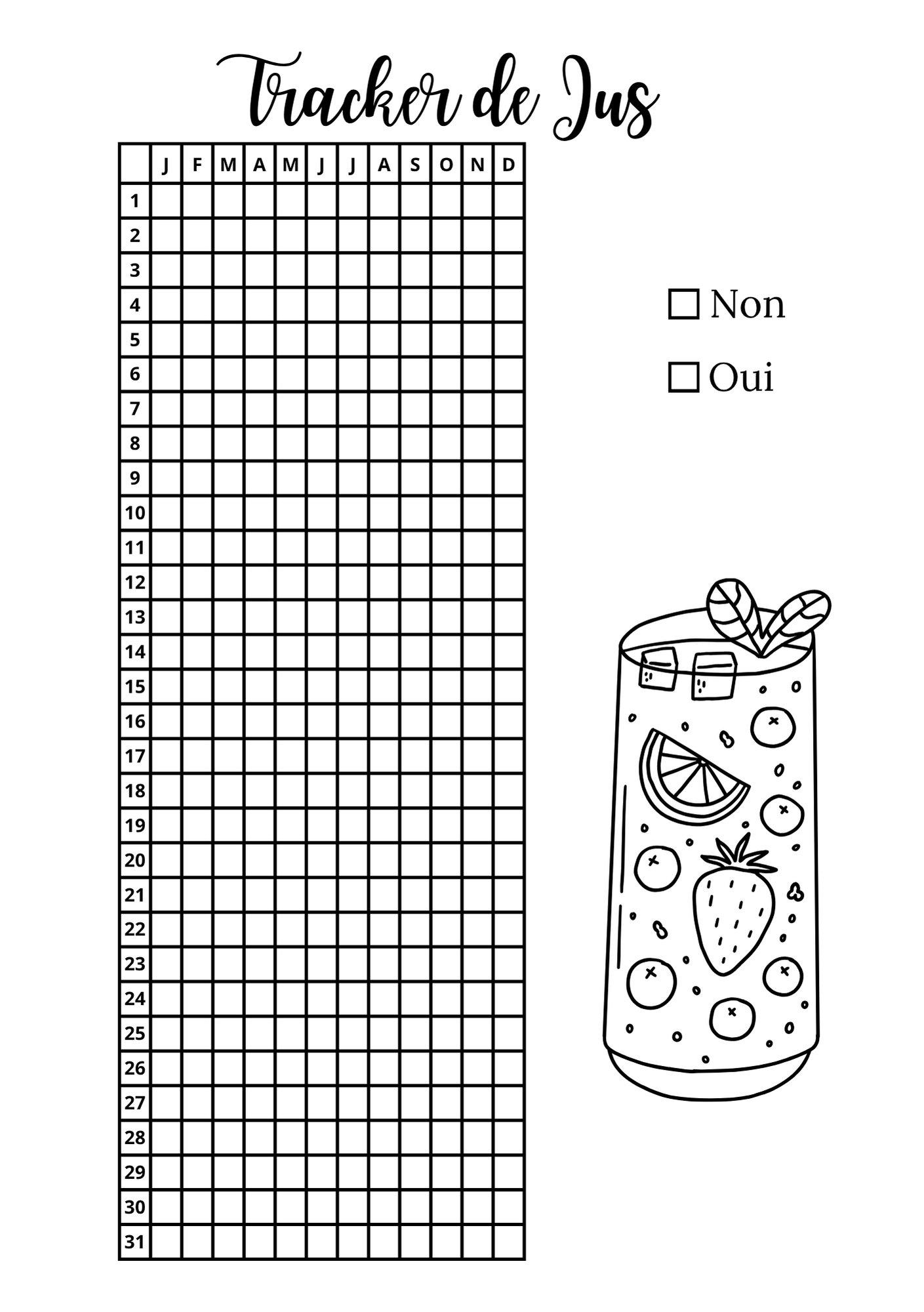 Trackers de Jus  - Annuel