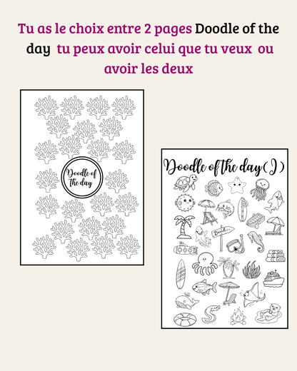 Collection Juillet - Fond Marin