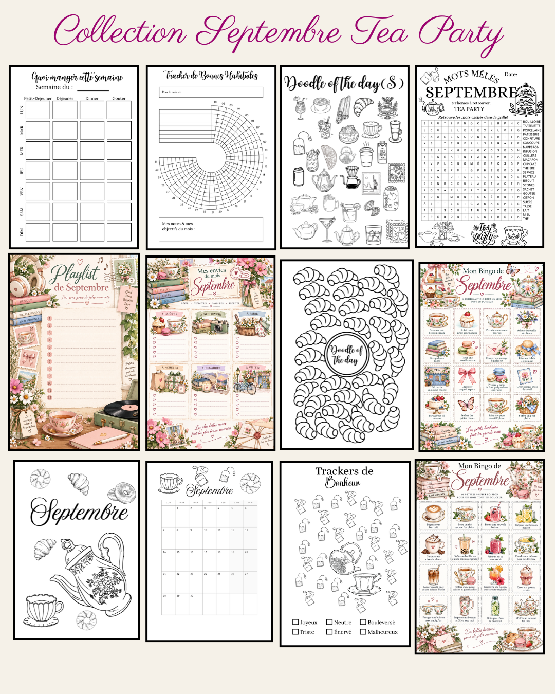 Collection September - Tea Party