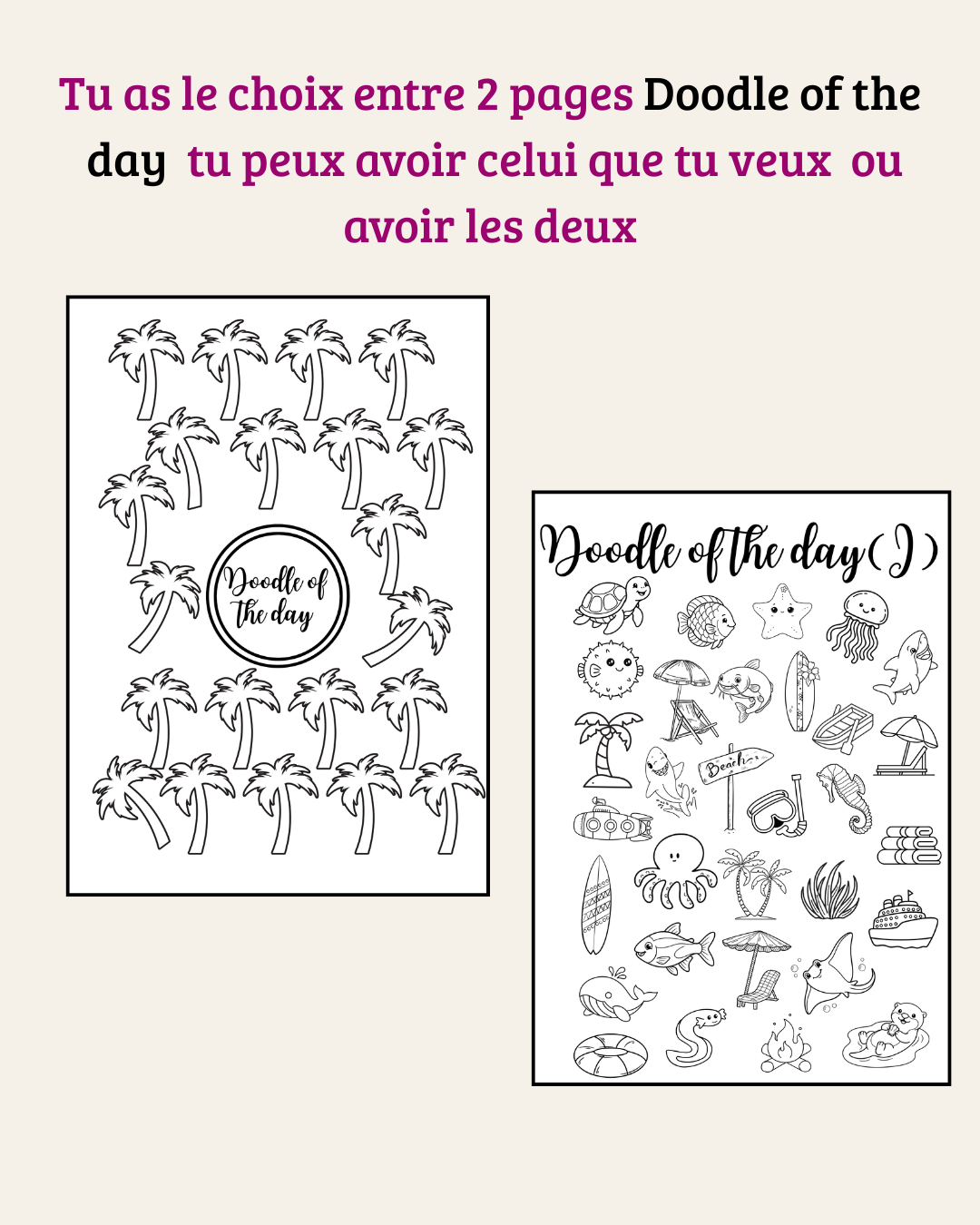Collection Juillet - Vacances à la plage