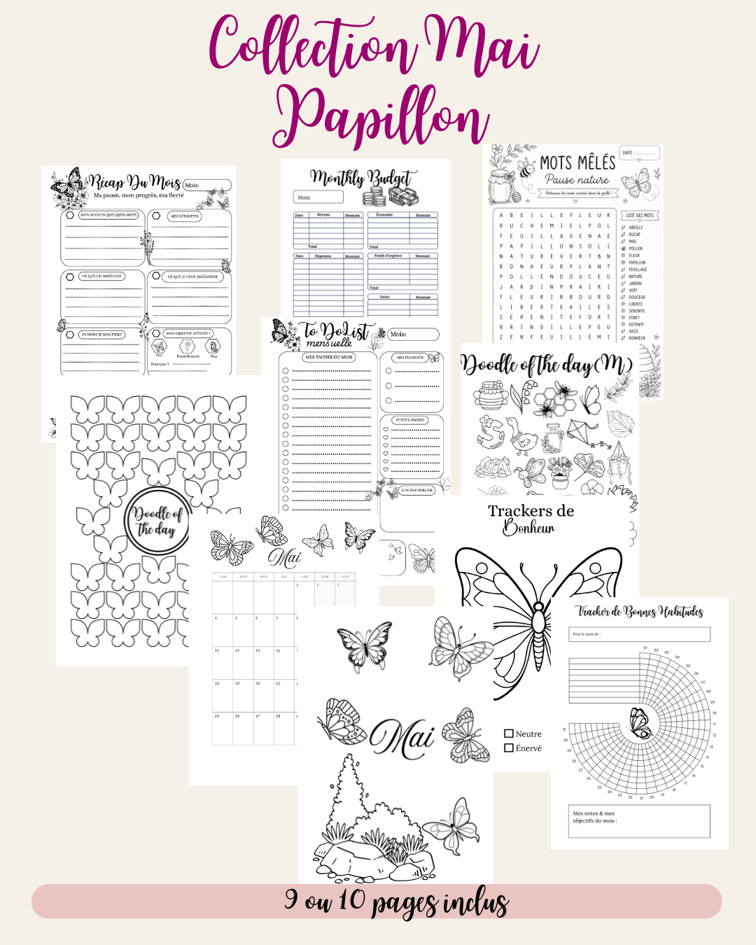 Collection Mai - Papillon