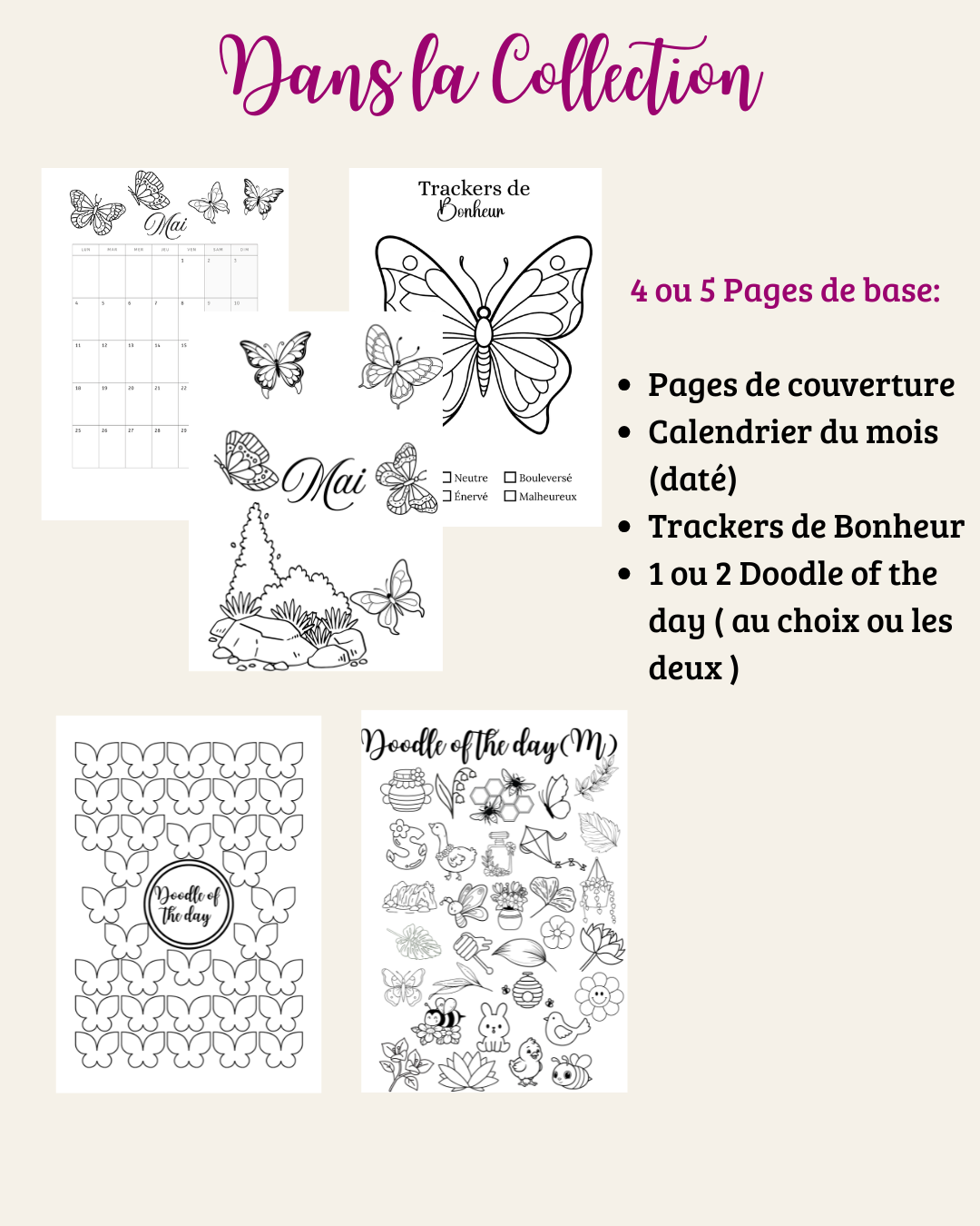 Collection Mai - Papillon