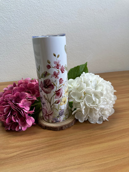 Tumbler 20oz wildflowers