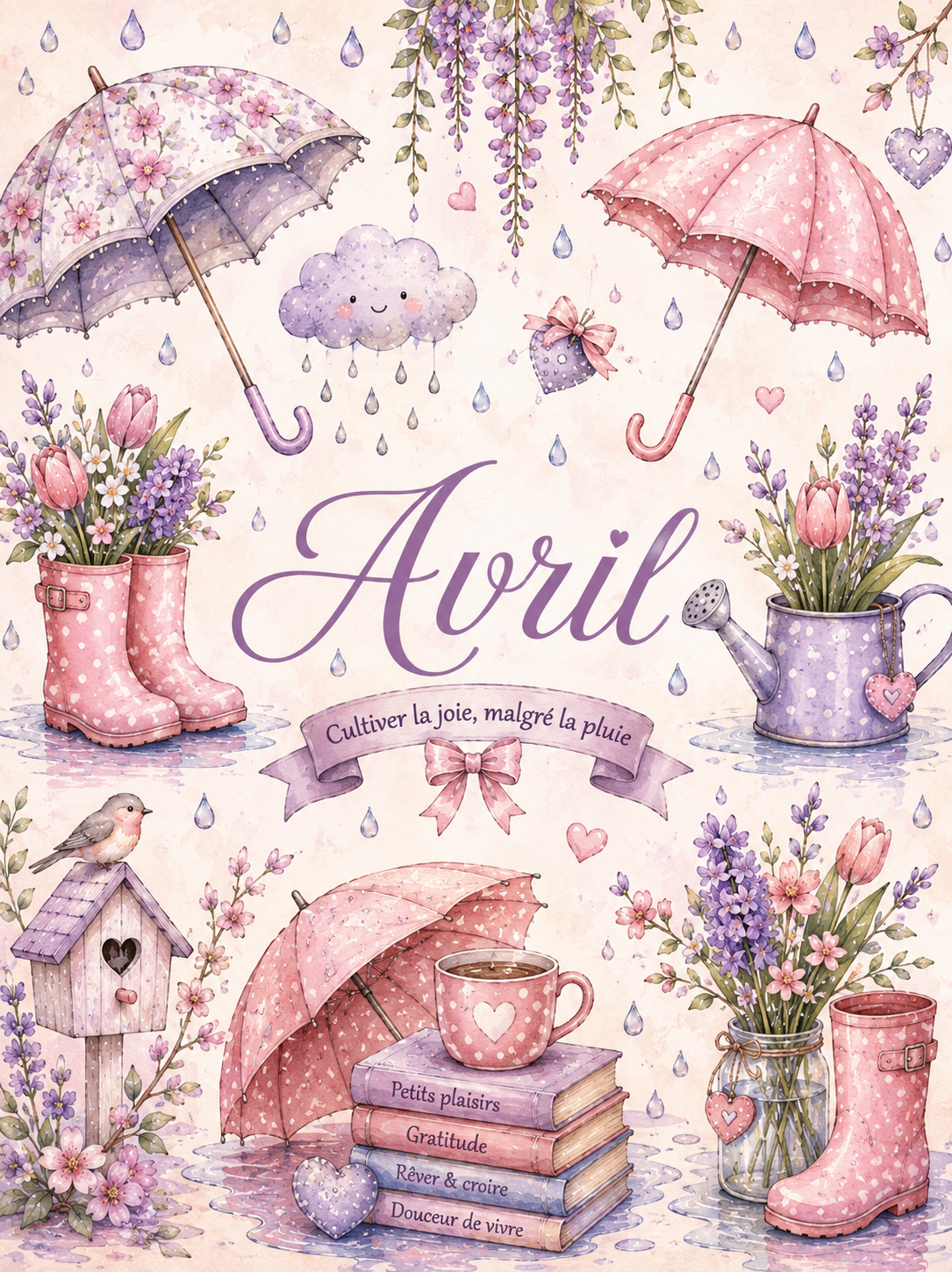 Dashboard d'Avril - Thème Parapluie