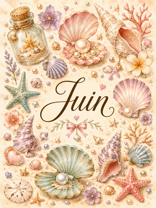 Dashboard Juin - Thème Coquillage