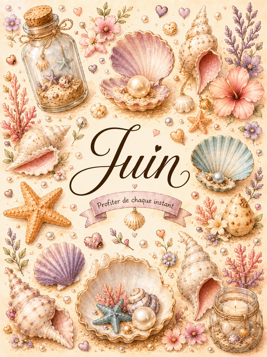 Dashboard Juin - Thème Coquillage