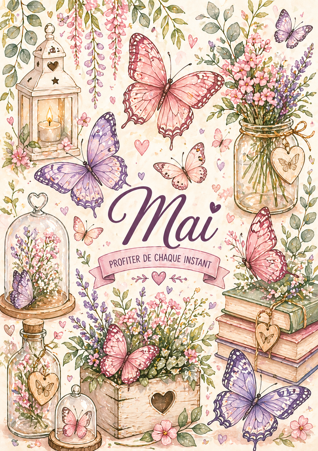Dashboard Mai - Thème Papillon