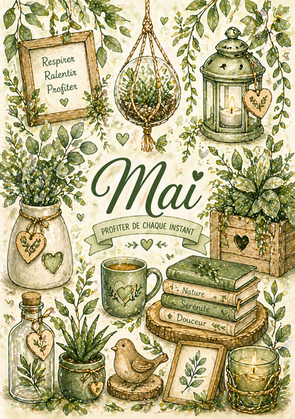 Dashboard Mai - Thème Feuillage