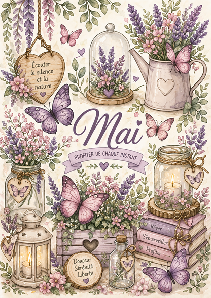 Dashboard Mai - Thème Papillon
